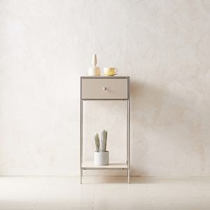 (착불)우아미가구 포티스 스테인레스 높은 콘솔 400