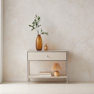 (착불)우아미가구 포티스 스테인레스 낮은 콘솔 800