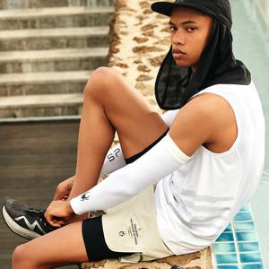 [스파이더] 남성 TEAM VENOM 이너 레깅스 반바지 SPJMCNTR305MBEG