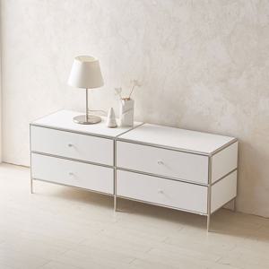 [착불]가온리빙 베레스 미드센츄리 1400 낮은 모듈 서랍거실장