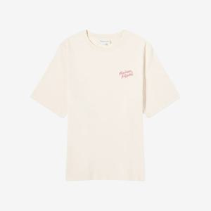 메종키츠네 반팔 티셔츠 베이지 여성 MW00126KJ0119 P705