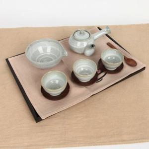 귀얄분청 3인 교육용 다기세트(유아용세트)