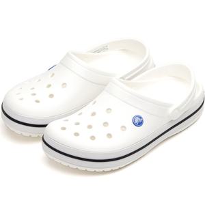25SS 크록스 크록밴드 클로그 화이트 남성 여성 슬리퍼 샌들 11016 100