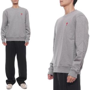 [아미(잡화)]24FW 남성 하트 로고 맨투맨 (BFUSW001 730 055 M 24F)