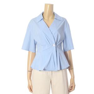 [안지크]원버튼랩블라우스 AI2BL1180