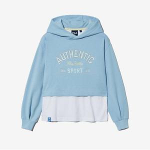 [휠라키즈] 레이어드 후드 맨투맨 (FK2POG3404F_SBU)