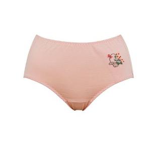 (비너스)꽃바구니 자수 엄마들이 좋아하는 배꼽기장  순면 요일팬티-VPT6936