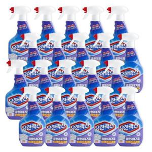 유한락스 욕실청소용 600ml+600ml 10개입 한박스