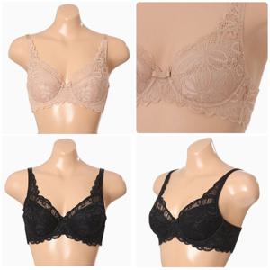 [바바라]부드러운 소프트자수 직조풀컵 보정브라 ABR4240