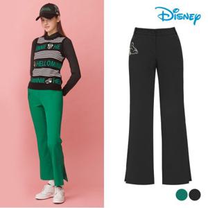 [디즈니]여성 밑단 옆트임 부츠컷 긴바지 팬츠 DO1LPA001