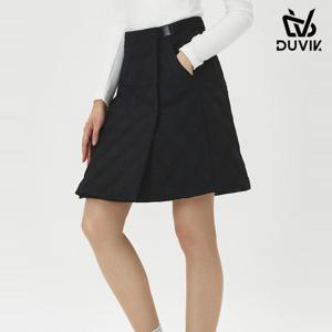 [듀빅]듀빅 여성 다이아몬드 퀄팅 패딩 랩 큐롯 DE4WCU491BK
