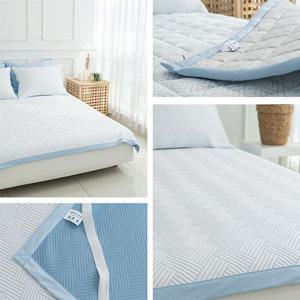 구스이불커버 더크린 마로 듀라론 냉감 베개커버+패드세트 S 2컬