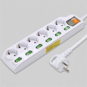 메인 개별스위치 멀티탭 콘센트 6구 2호 1.5M 16A KS