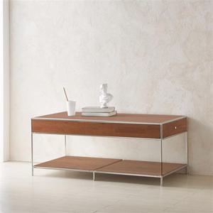 (착불)우아미가구 노르 거실 소파 좌식 서랍 원목 테이블