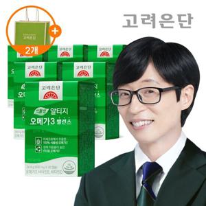 고려은단 식물성 알티지 오메가3 밸런스 6박스(6개월분)