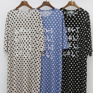 루즈 빅사이즈미시옷 306P557S 원피스 도트 의류 여성