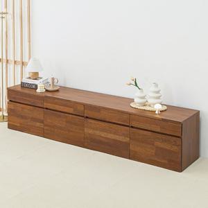 착불 루미아 멀바우 2단 TV거실장 2000