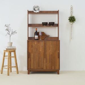 착불 카디아 멀바우 슬라이드 수납 상부장세트800