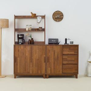 착불 카디아 멀바우 슬라이드 수납 상부장세트1600