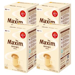 동서 맥심 화이트골드 커피믹스 180T x 4개