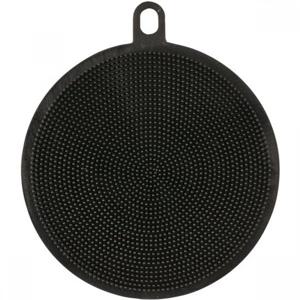 캡틴스태그 UM-1933 [카라비너가 달린 실리콘 수세미, 원형, 검은색]