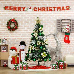 180cm 화이트그린 스카치 트리 풀세트 대형