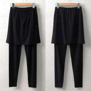 5260H209 WW 쿨링무지치마레깅스 빅사이즈 오버핏 위