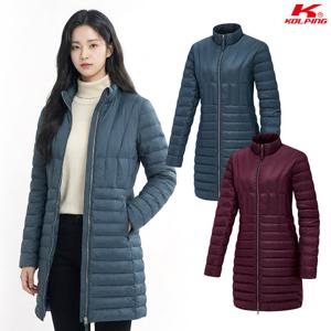 콜핑 여성 겨울 구스다운 중기장 경량 패딩 자켓 점퍼 KSC671RJ3W
