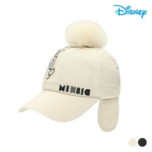 [디즈니골프]여성 퍼 트루퍼햇 귀달이 방한 모자 DO4LAC031