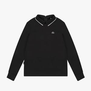 드루 여성 뒷지퍼 긴팔티셔츠 DF44LT04_BK