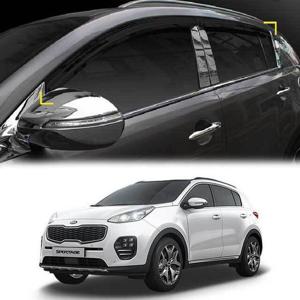 올뉴스포티지 썬바이저 자동차 윈도우바이저 창문몰딩