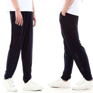 남자 여름 필수 홈웨어 여행 아이스쿨 바지 네이비