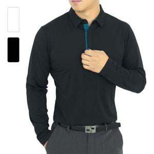 남성골프웨어 남성 골프웨어 스판 카라포인트 긴팔티셔츠_LST1016_7 골프