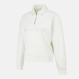 [데상트공식][50% OFF] 우먼스 반집업 니트 맨투맨 SQ122PHT21