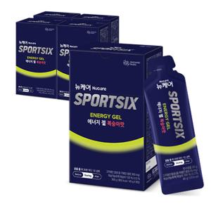(본사직영) 스포식스 에너지 젤 복숭아맛 (45gx8포) 5박스