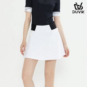 [듀빅]듀빅 여성 스판 플레어 밴딩 큐롯 스커트 DC3WCU005WH