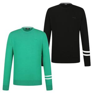 [핑골프]양말증정남성 라인 포인트 긴팔 니트 (111E1SR001)