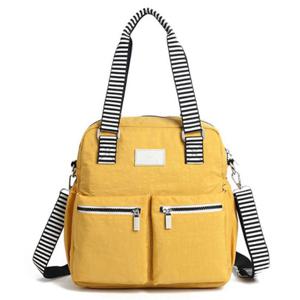 패션 핸드백 손가방 캐주얼 가방 유행 천가방 옐로우