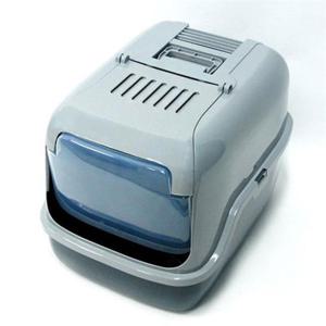 접이식화장실 푸르미 후드형 고양이 화장실 (라이트그레이)