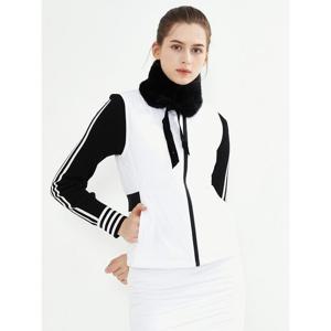 [듀빅]듀빅 여성 크루넥 구스다운 패딩 베스트 DC4WVT001WH