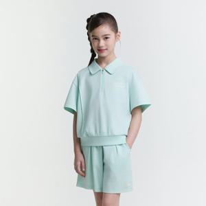 [무료반품][내셔널지오그래픽키즈]K252GPB910 여아 반집업 상하 SET JADE