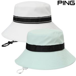 [핑골프][PBS]여성 로고 테잎 버킷햇 121E1CP055