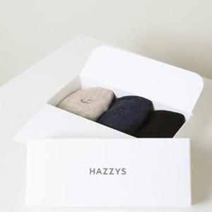 [헤지스] 블랙 단색 면혼방 여성 중목양말3종세트 HISS4E220BK