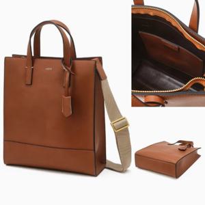 [헤지스ACC] 브라운 로고배색 토트백 HJBA3F886W3