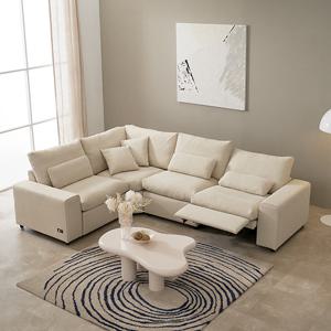 착불 젠모드  구스 패브릭 리클라이너 4인 코너형소파