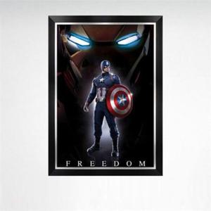 1000피스 캡틴아메리카 (야광) 모던블랙 액자세트 직소퍼즐