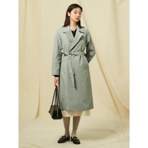 [빈폴레이디스] 벨티드 롱 트렌치 코트 스카이블루 (BF523TC02Q)