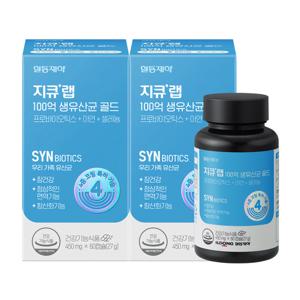 일동생활건강 지큐랩 100억 생유산균 골드 60정 2개
