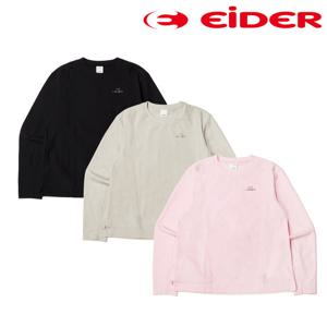 아이더 [택가 99,000원] ESSENTIAL (에센셜) 절개형   긴팔 라운드티셔츠 DWP24205