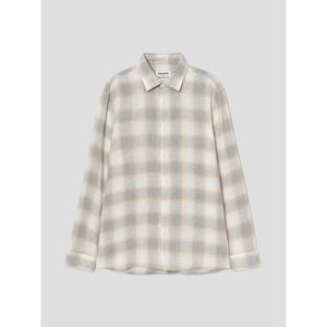 [로가디스] [ALBINI] 리넨 옴브레 골드 체크 셔츠  레몬 (RY5364P52F)